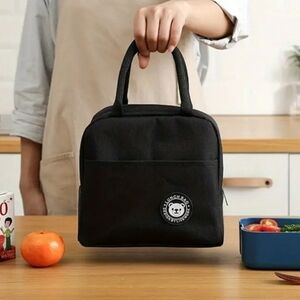Insulated Lunch Box Bag‎  24"×20" Black